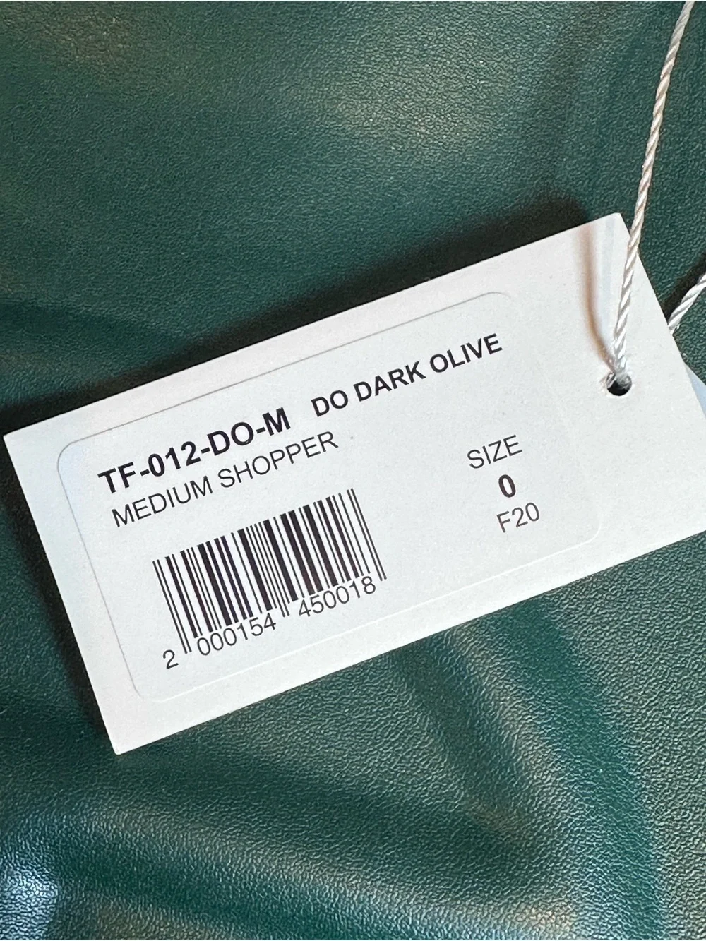 Telfar - MEDIUM DARK OLIVE TOTE Shopping Bag Vegan Leather